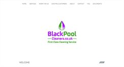 Desktop Screenshot of blackpoolcleaners.co.uk